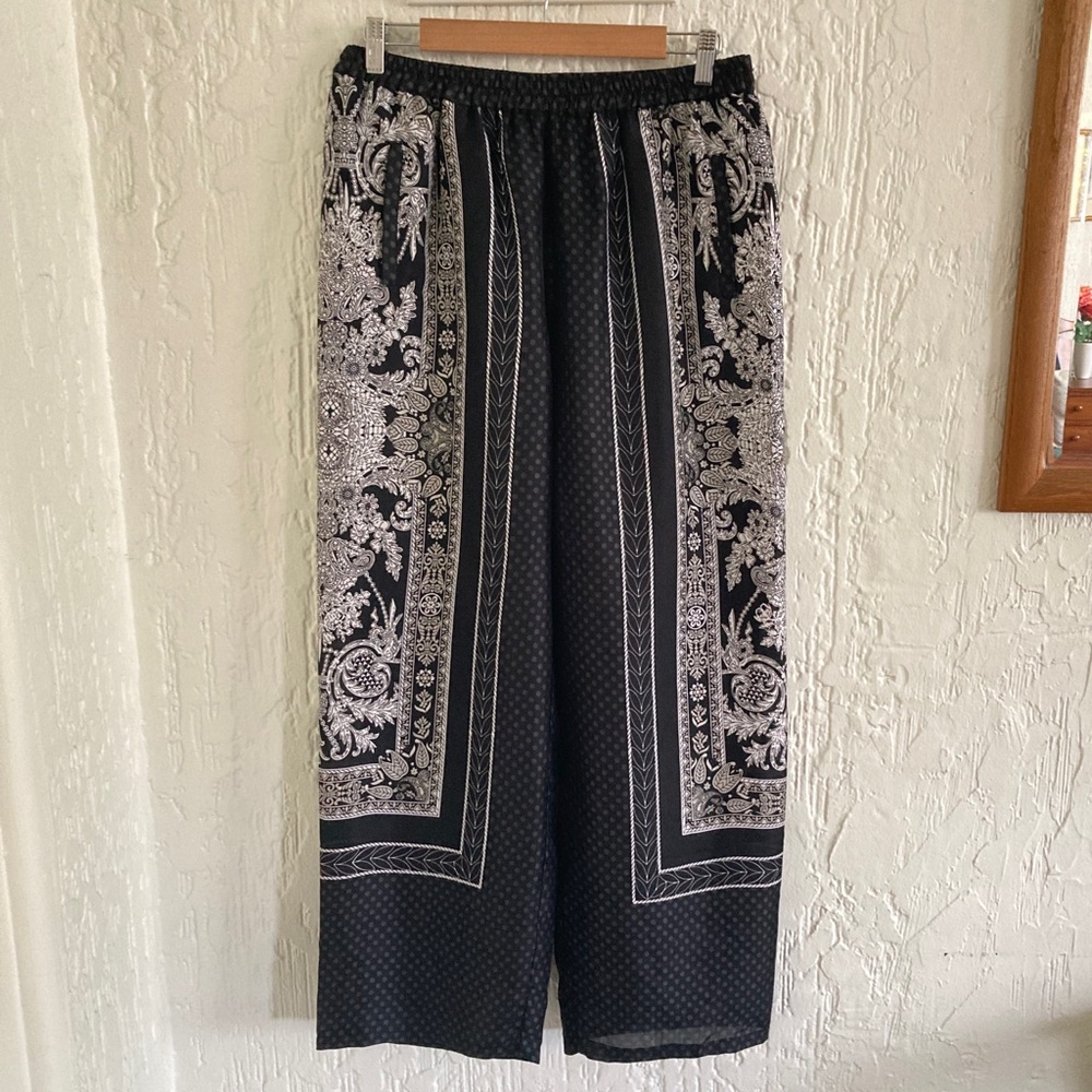 Bar III Black Boho Pants Size Large